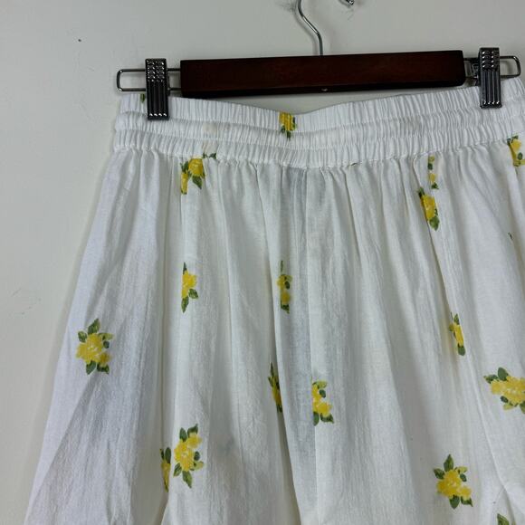 Vero Moda Maya High Waist Flounce Mini Detail Skirt - White/Venus NWT Size Small - Picture 7 of 9